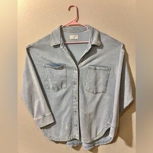 Z Supply All Day Knit Denim Jacket